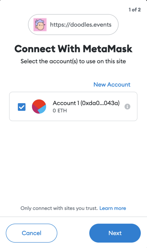 connecting metamask wallet to scam site