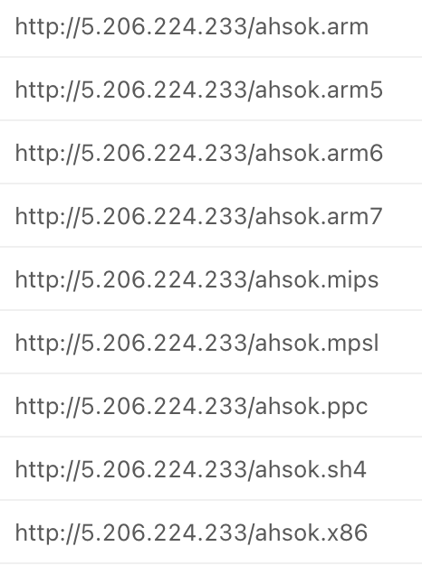 Malicious files on 5[.]206.224.233