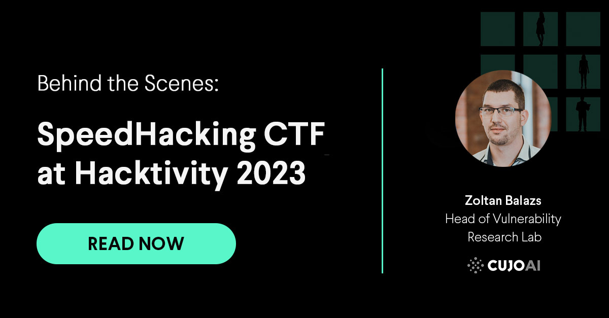 SpeedHacking CTF at Hacktivity 2023 – Behind the Scenes - CUJO AI